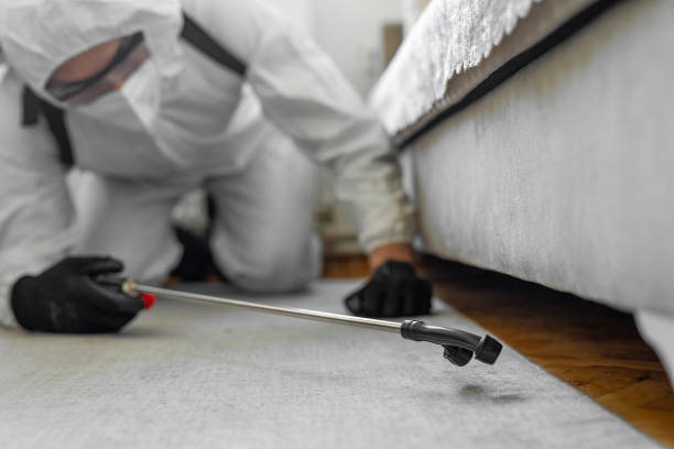 Professional Mosquito Control technician working in New Whiteland, IN